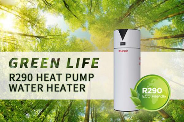 PHNIX Launched A New Inverter All-in-one Air Source Heat Pump Water Heater Using Propane (R290) Refrigerant