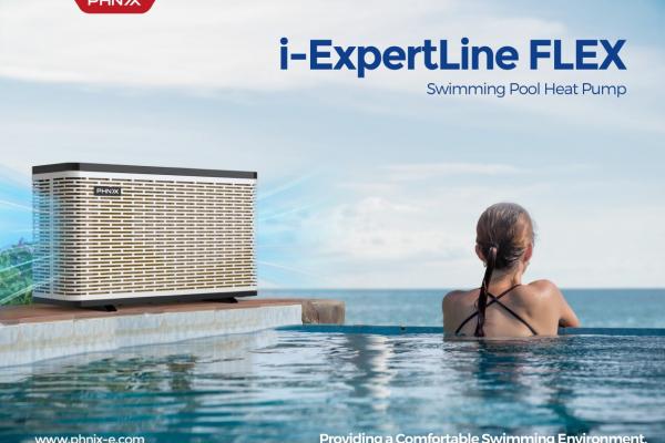 Experience Unmatched Serenity with PHNIX i-ExpertLine FLEX Pool Heat Pump