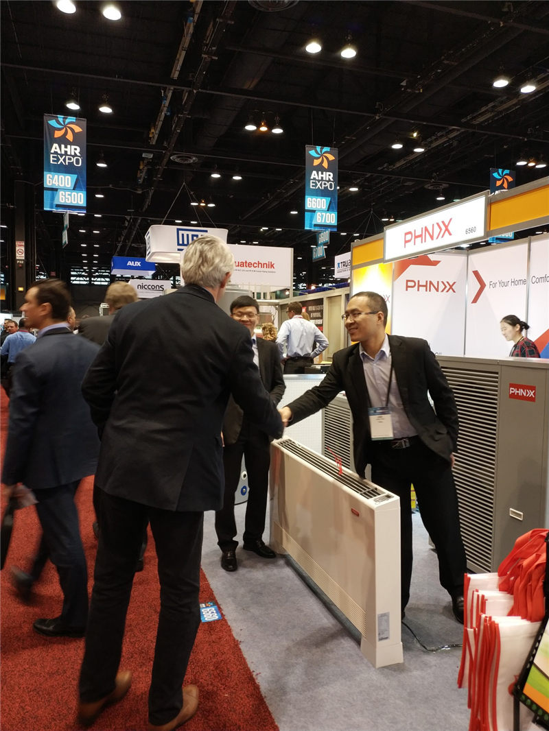 PHNIX Hero DC Inverter Heat Pump Makes Sparkling Debut at AHR 2018 in America