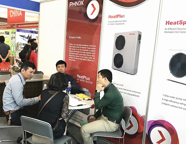 The variety of new PHNIX hot water heat pumps launched in Southeast Asia this year are the results of PHNIX's mature product application integrating its experiences in both